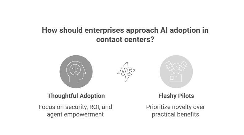 What Does the Future Look Like With Data Sleek? AI in contact centers isn’t going away. In fact, it’s only going to grow. But the enterprises that succeed won’t be the ones with the flashiest AI pilots. They’ll be the ones who adopt AI thoughtfully, securely, and with real-world ROI. With Data Sleek + Amazon Connect, you get: ✔ Faster adoption with zero downtime ✔ Secure, compliant frameworks built-in ✔ Unified data for accurate insights ✔ Agents empowered, not replaced ✔ Clear ROI and future-ready scalability AI adoption may be challenging, but with the right partner, it’s not impossible.
